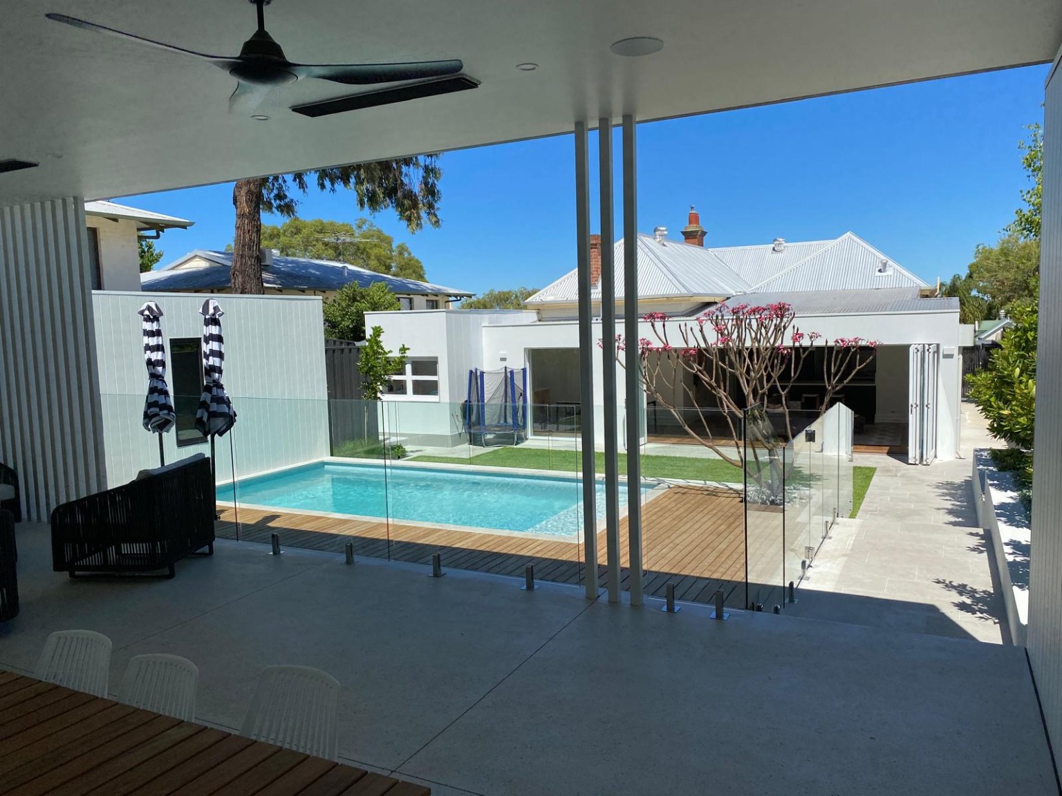 Pool and outdoor living detail
